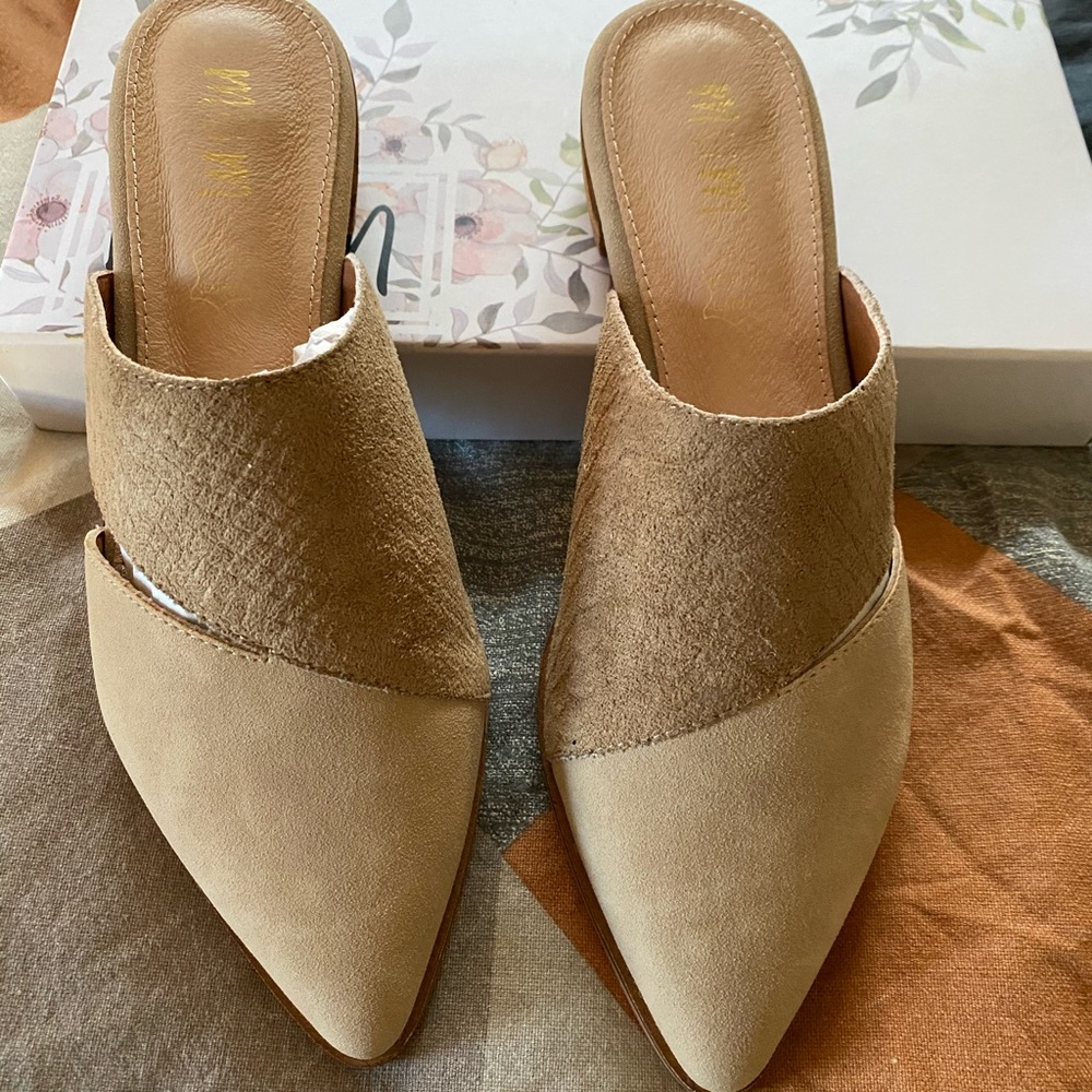 Women’s Vegan Suede Like Mules